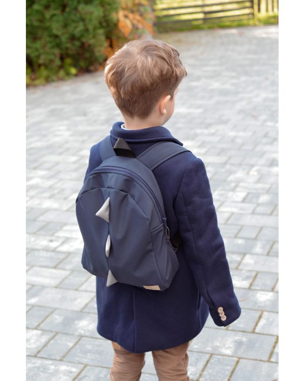 Plecak przedszkolaka - DINOZAUR - granat