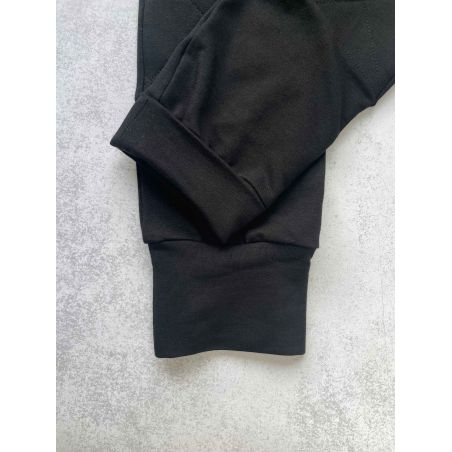 Spodnie dresowe z usztywnianymi kolanami - czarne