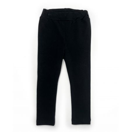 Legginsy jerseyowe - czarne - 74/80