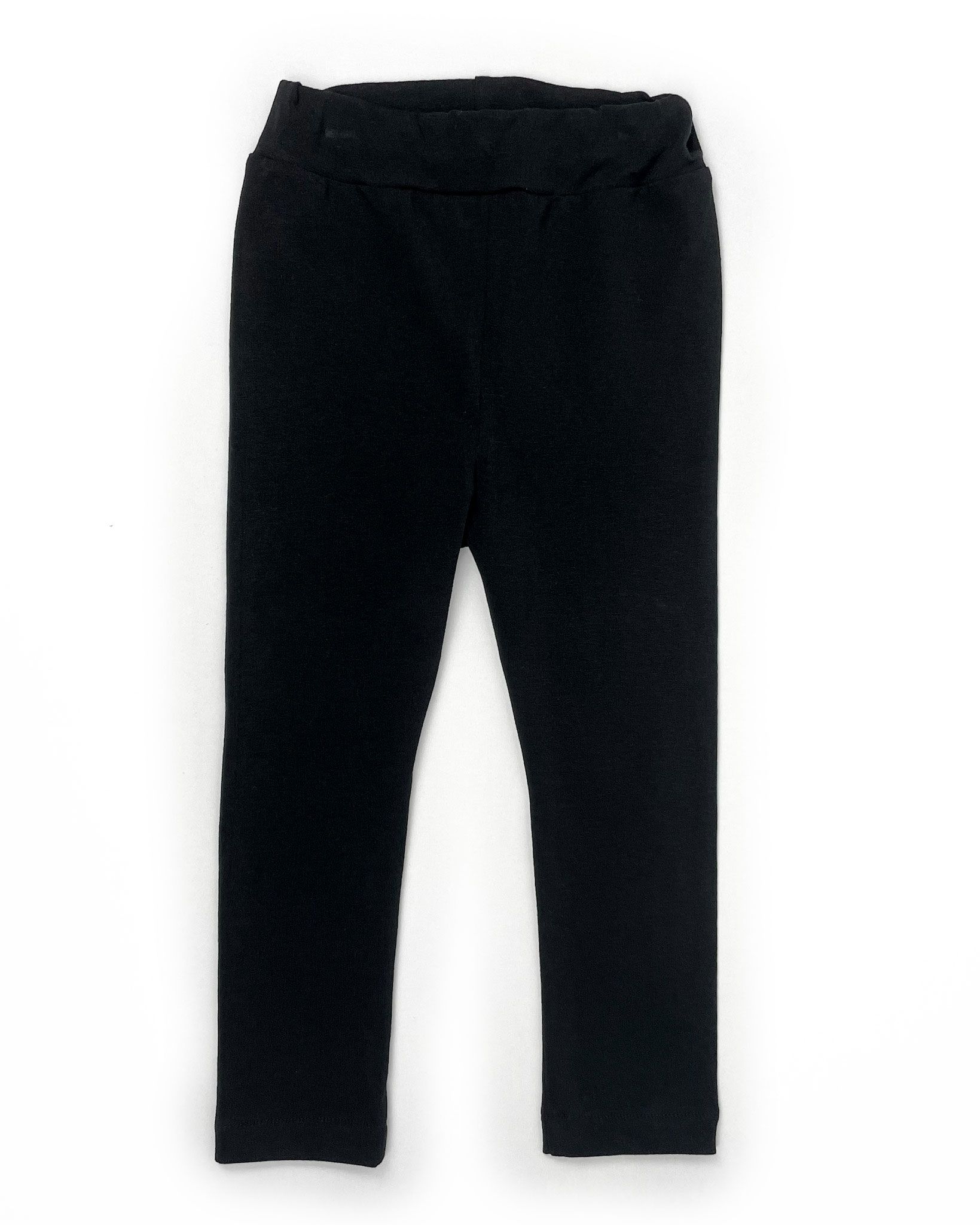 Legginsy jerseyowe - czarne - 74/80
