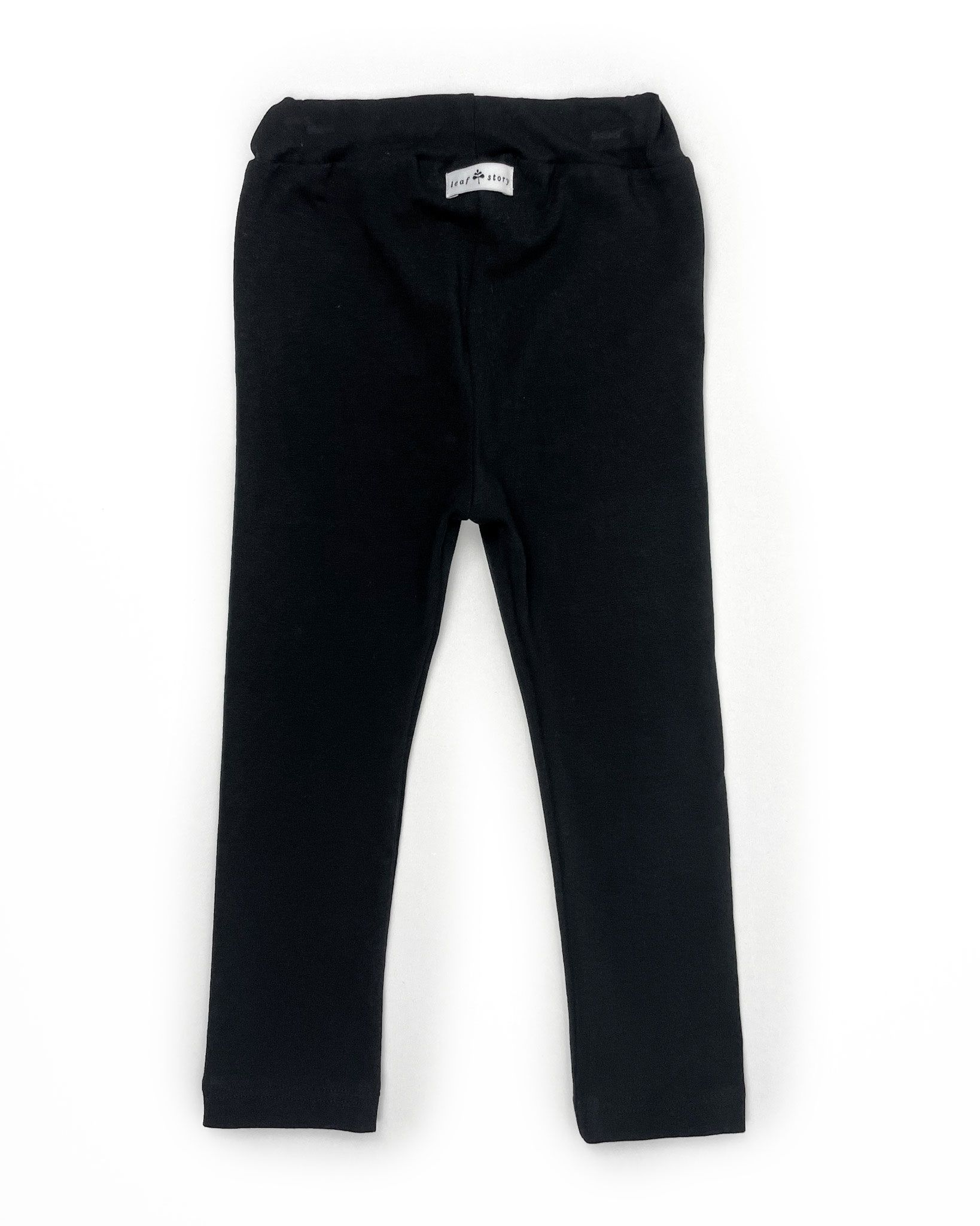 Legginsy jerseyowe - czarne - 74/80