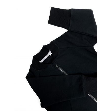 BLUZA BOMBERKA LEAF YOUR LIFE - CZARNA - 98/104