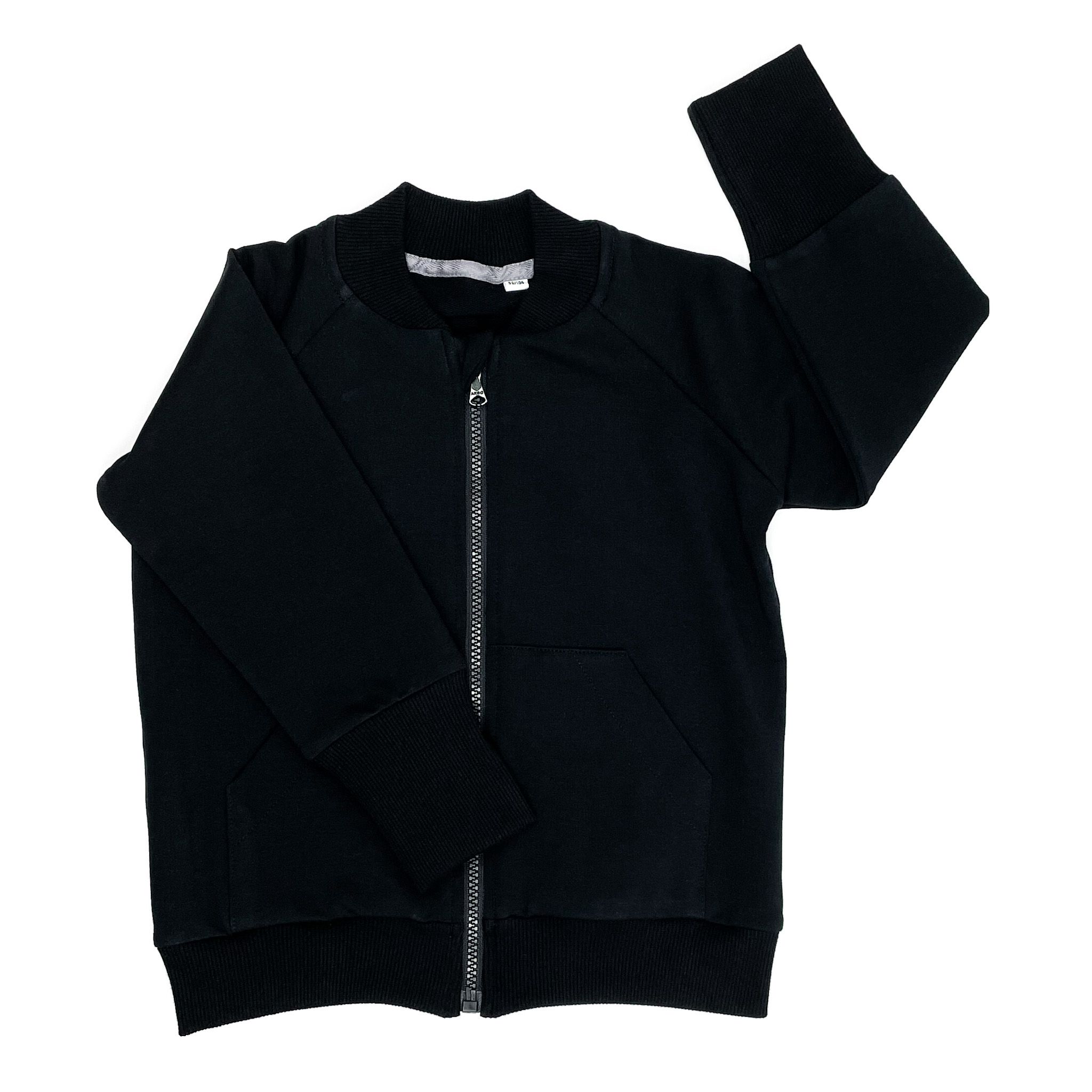 BLUZA BOMBERKA LEAF YOUR LIFE - CZARNA - 98/104