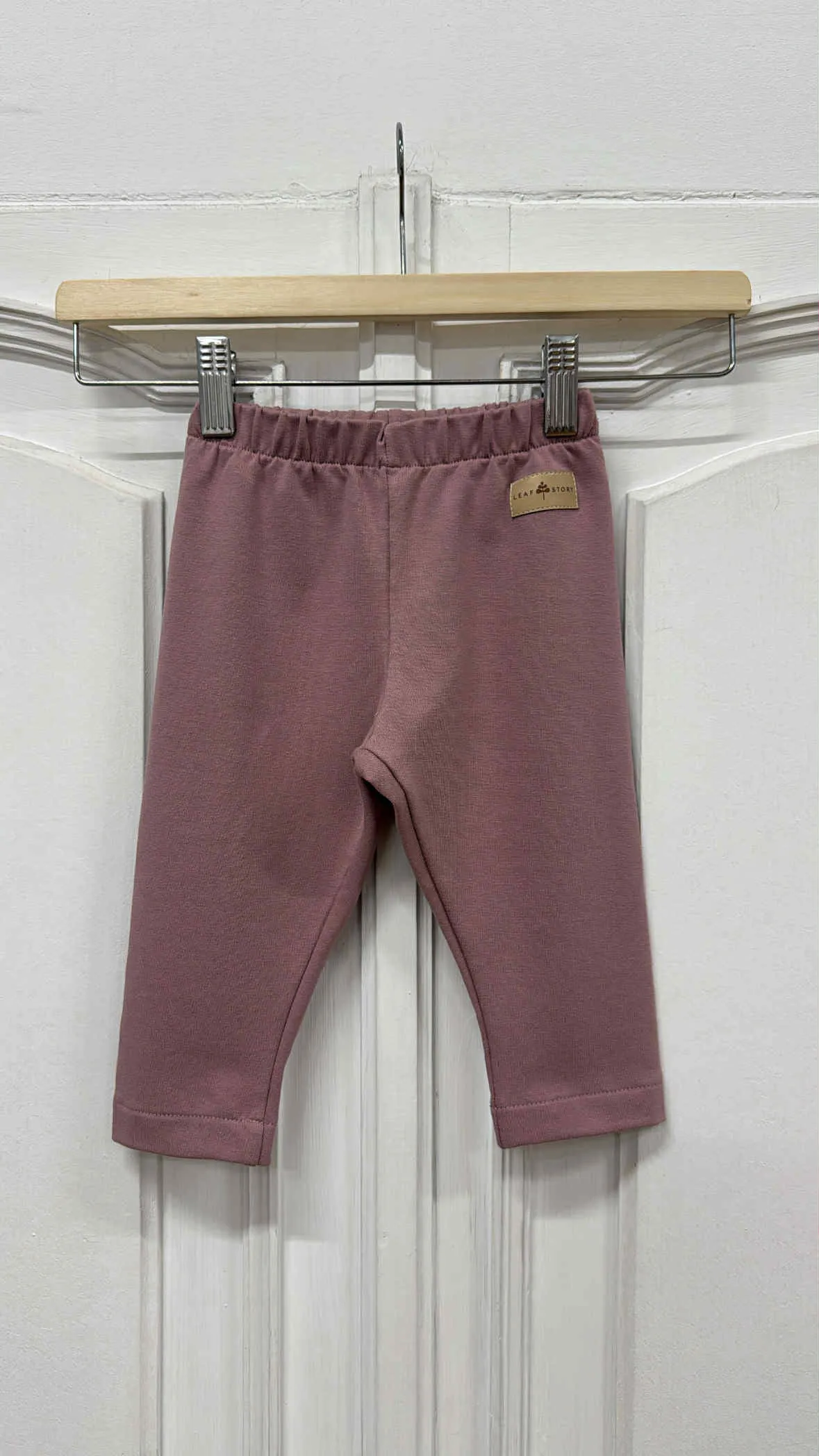 Legginsy dresowe wrzosowy - 74/80