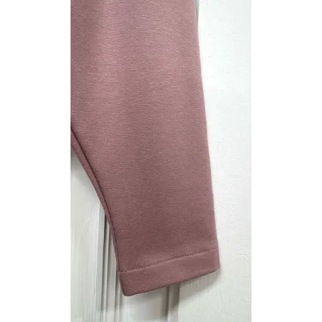 Legginsy dresowe wrzosowy - 74/80