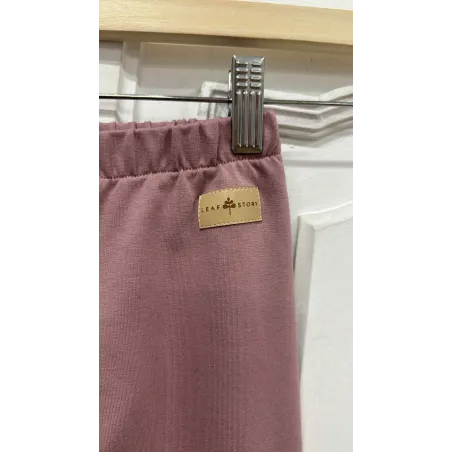 Legginsy dresowe wrzosowy - 74/80